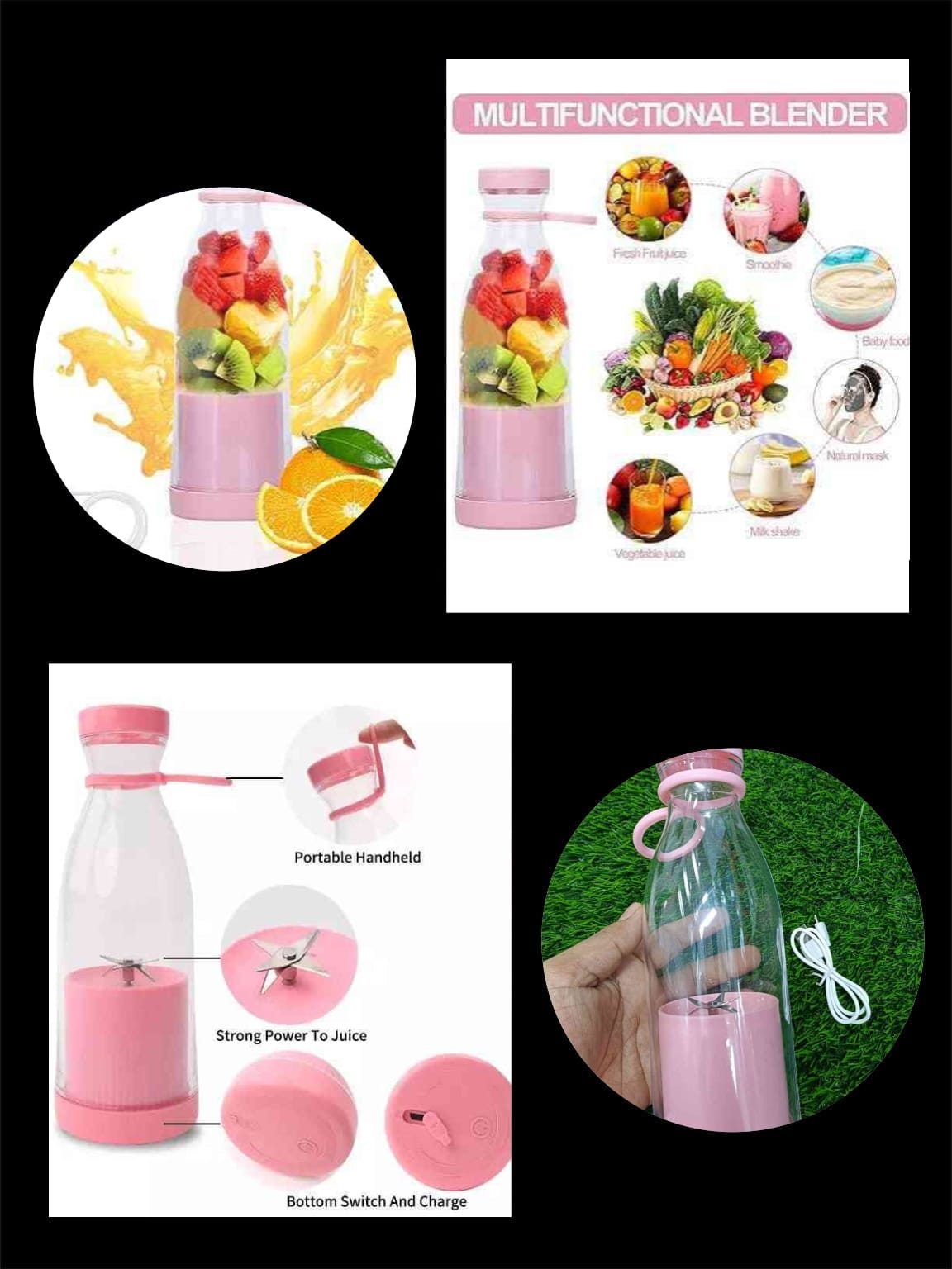 Electric Portable Juicer Cup